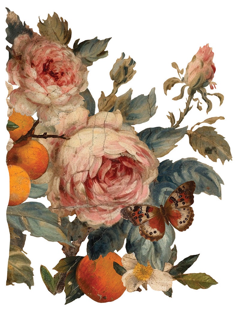 IOD Joie Des Roses Rub On Transfer, FREE SHIPPING, 8 pages, 12 x16 book image 8