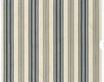 A3  Vintage Olive Stripes Decoupage Paper