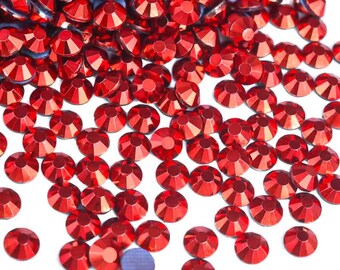 SS30  Hotfix Large Crystal Rhinestones "American Red" | 288 pieces