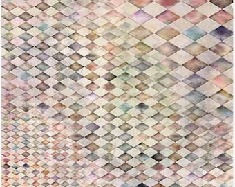 A4 Multi Size Harlequin Decoupage Paper R1379