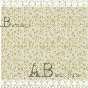 A4 Modelli Verdi Carte Italiano Rice Paper 19