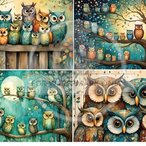 A4 Crazy Owl Quad DC597