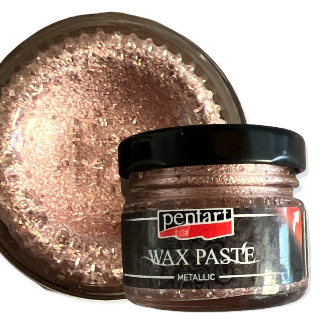 Pentart Metallic Wax Rose Gold Etsy