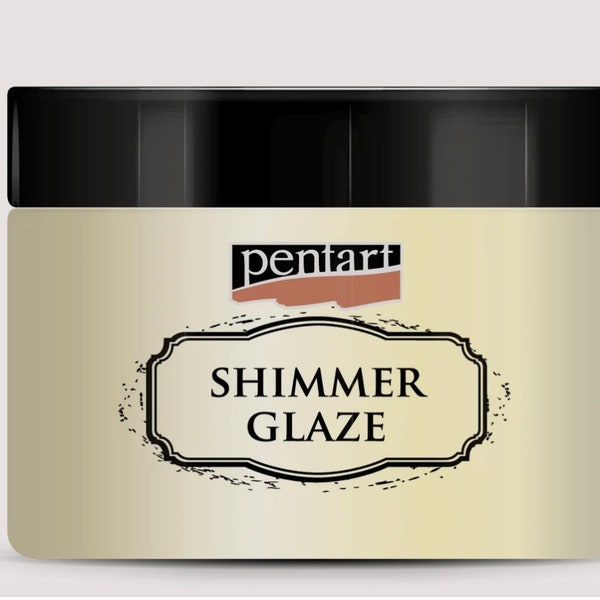 NEW Pentart SHIMMER GLAZE, 150ml