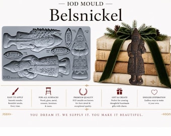 IOD LIMITED EDITION Belsnickel for Resin, Clay, Crafts (6" x 10")