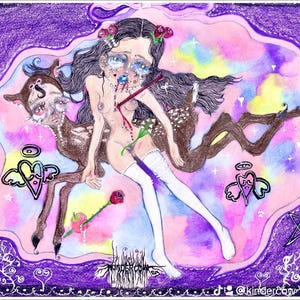 Protector Darling Purple print