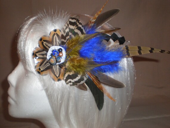 Wild Child Feather Hair Piece - Etsy display picture 3