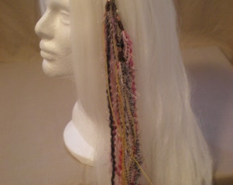Pretty In Pink Long Feather Hair Clip