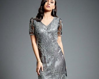 Helen Gold Perlen Flapper Kleid 20er Jahre Tolles Gatsby Etsy