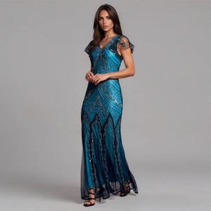 roaring twenties evening dresses Chic Retro Style 1920s Dresses for Women ZAPAKA