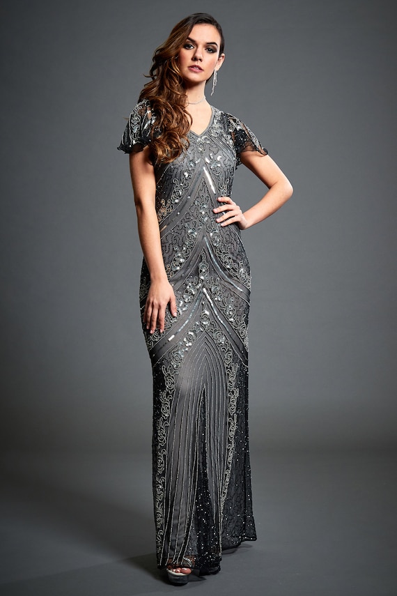 gatsby style maxi dress