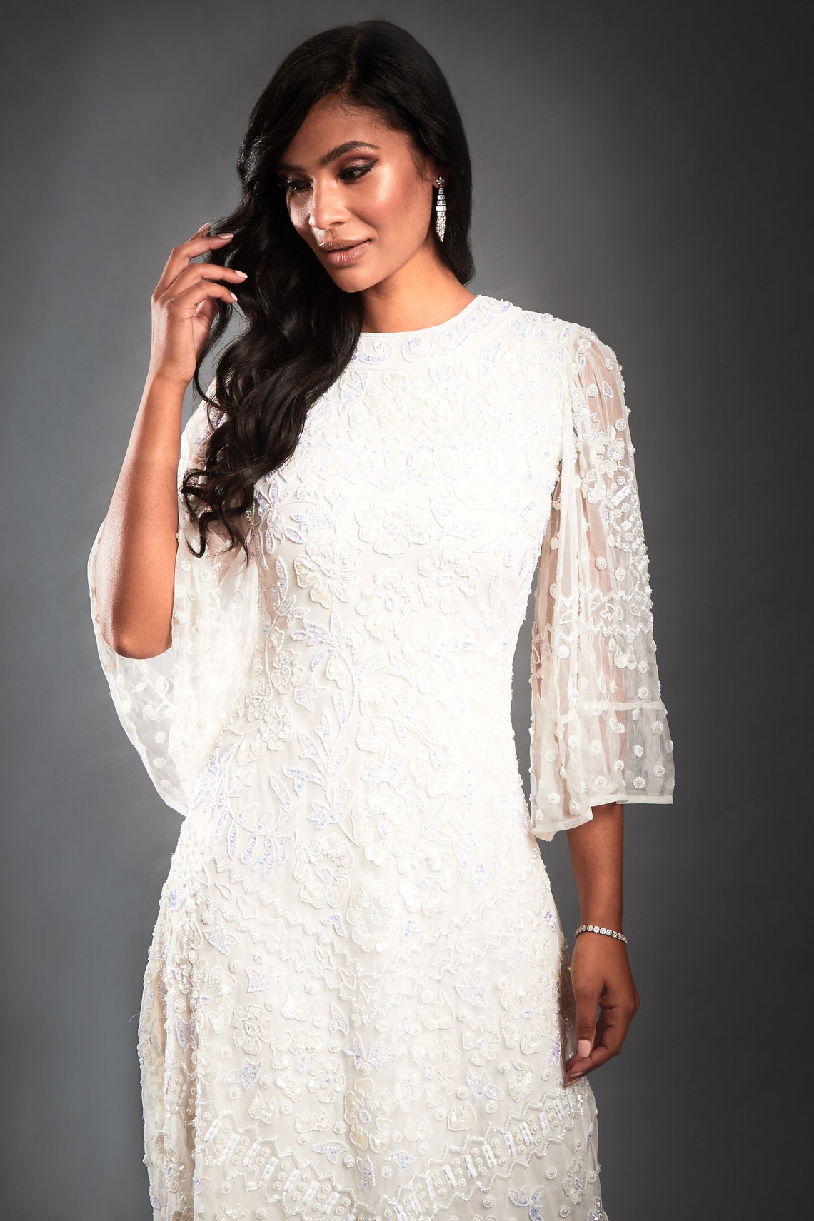 Tamara Gatsby Inspired Dress 1920s Wedding Guest Dress off - Etsy