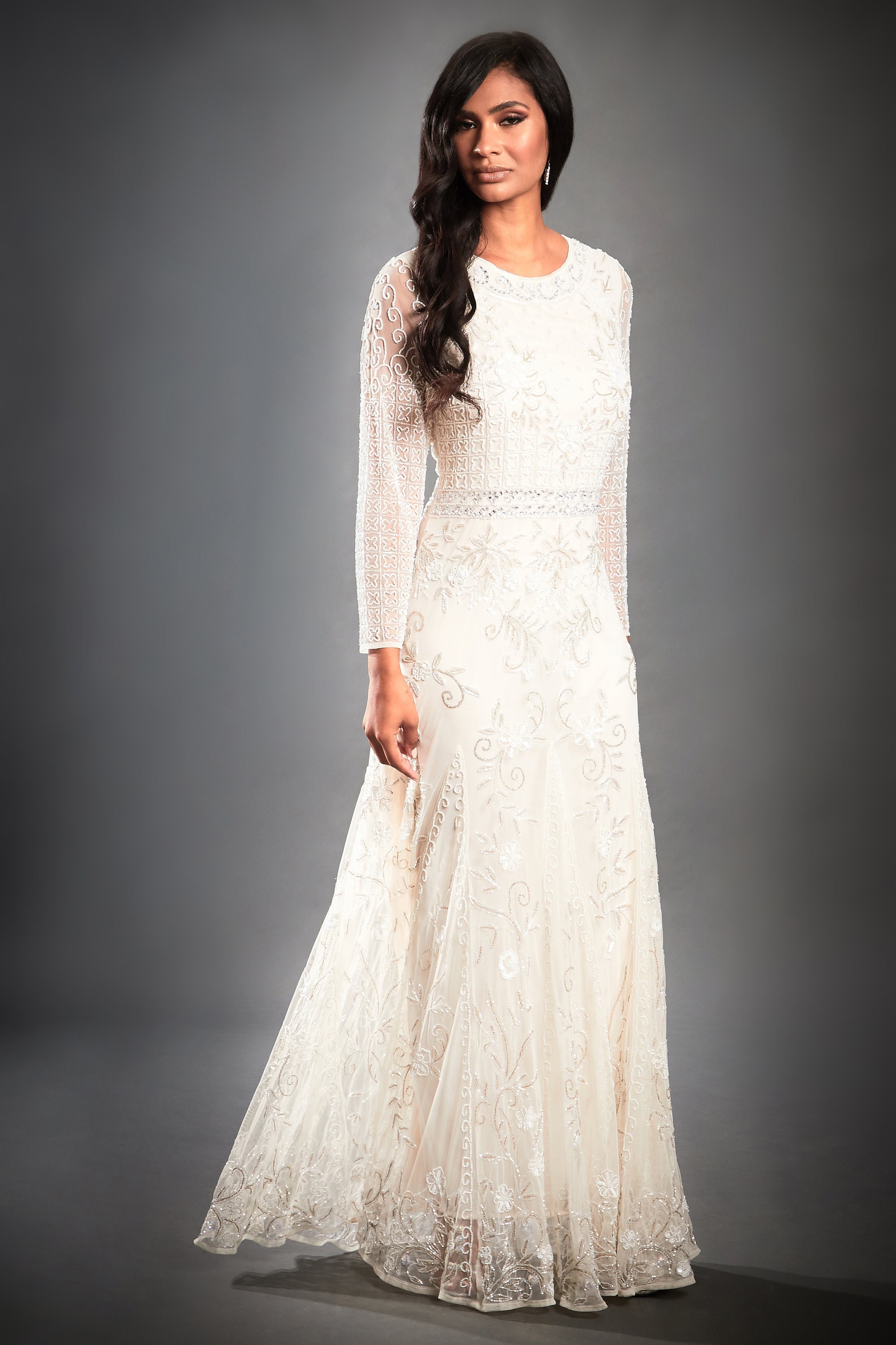 Vestido Grace Off White Modest Gatsby vestido bohemio floral bbw 2000x3000 imagen alta calidad Vestido Grace Off White Modest Gatsby vestido bohemio floral foto