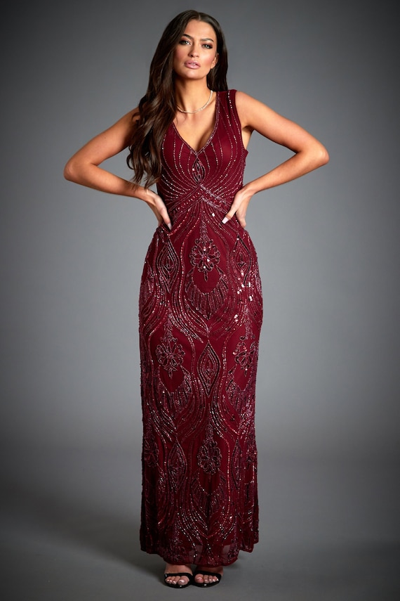 Maxi Long Flapper Gatsby Dress
