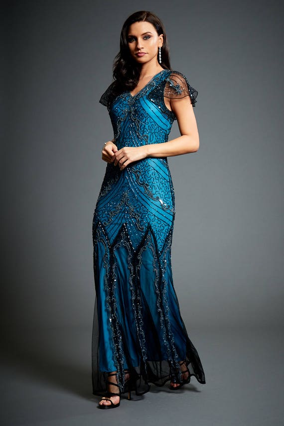 gatsby blue dress