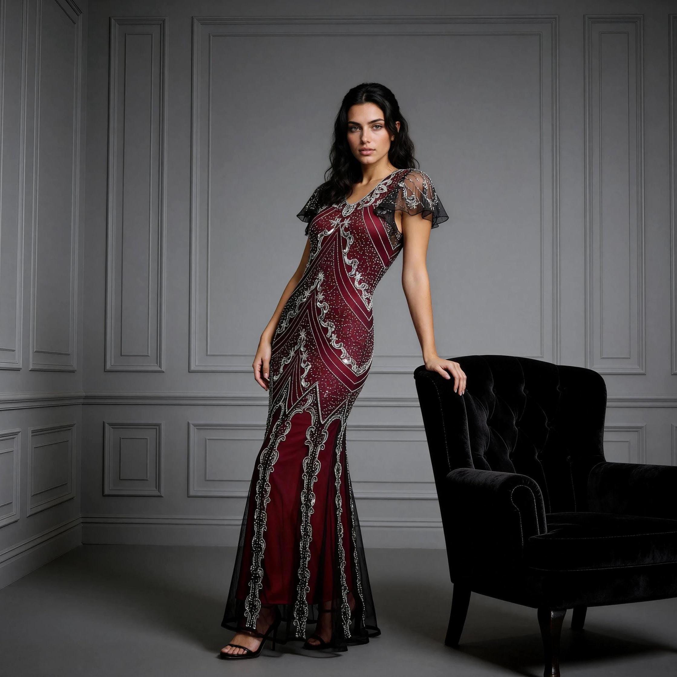 Red Gatsby Dress Plus - Etsy