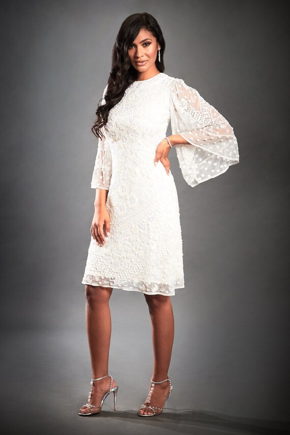 Tamara 1920s Wedding Dress Great Gatsby Inspired Downton Abbey