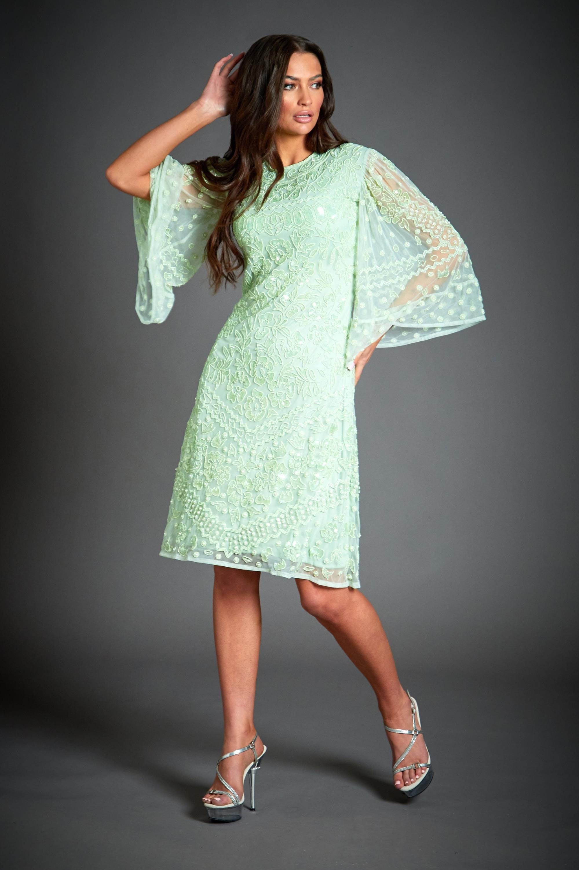 20s Mint Green Dress - Etsy