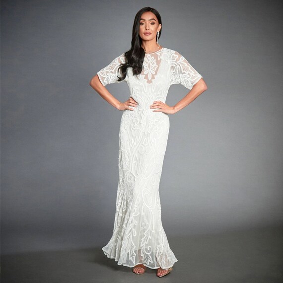 Plus size shop gatsby wedding dress