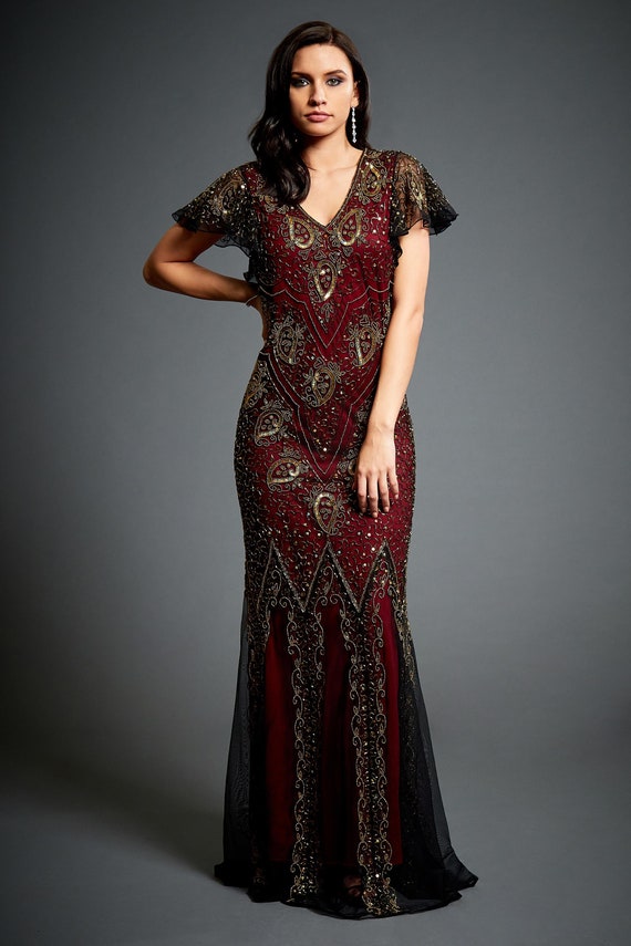 Flapper style deals prom dress