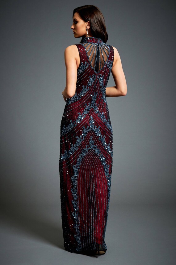halter flapper dress