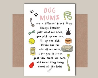 Happy Birthday Dog Mom Card Dog Lover Birthday Card Dog - Etsy