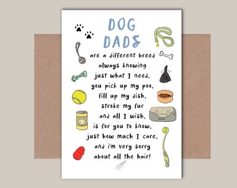 Father's Day Card from the Dog - Dog Dad Father's Day Card