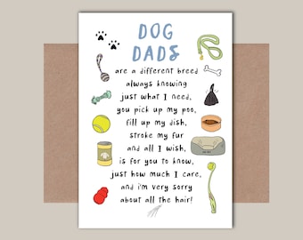 Father's Day Card from the Dog - Dog Dad Father's Day Card