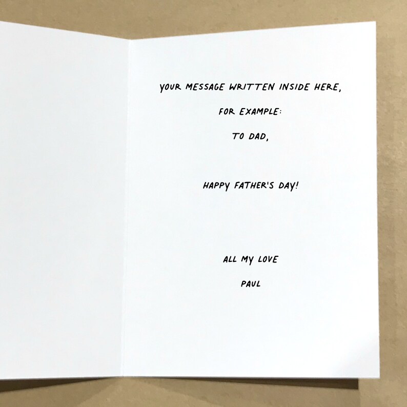 Golf Father's Day Card - Dad Golf Father's Day Card - Dad Golf Card - Golf - Father's Day image 7