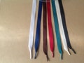 Grosgrain Ribbon Shoe Laces - Trainers,boots,shoes - Aglets on the ends - 3/8" (10mm) width