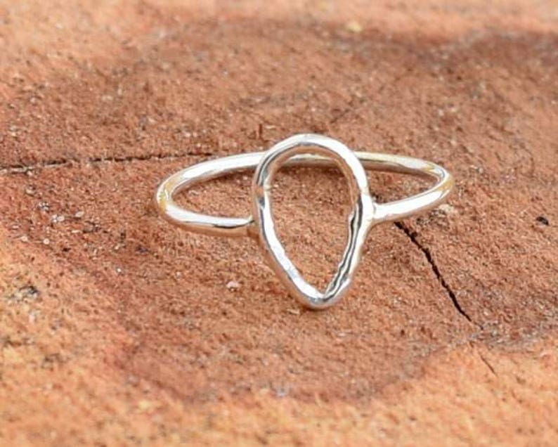 Minimalist Ring Gift for Her Skinny Silver Ring,Thin Silver Midi Ring Silver Stacking Ring Sterling Silver Ring for Women Geometry Ring