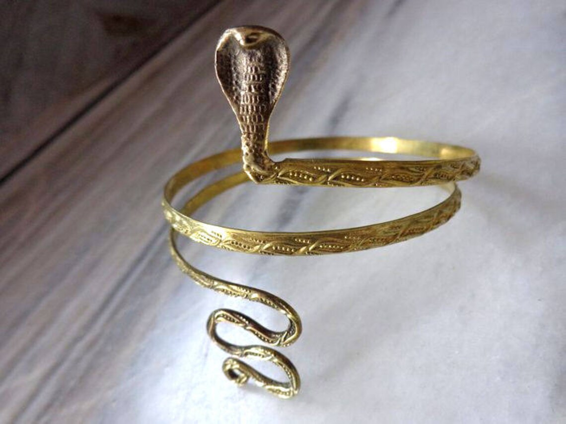 Armlet Arm Cuff Upper Arm Cuff Snake Armlet Snake Arm Etsy