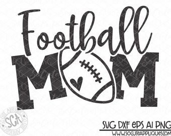 Football Football Mom Svg Football Mom Football Svg Svg Etsy