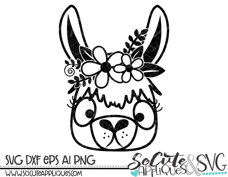 Download Farm Animal Svg Llama Clipart Llama Flowers Svg Design Country Animal Svg Farm Birthday Svg Socuteappliques Farm Svg Llama Svg Clip Art Art Collectibles Sultraline Id