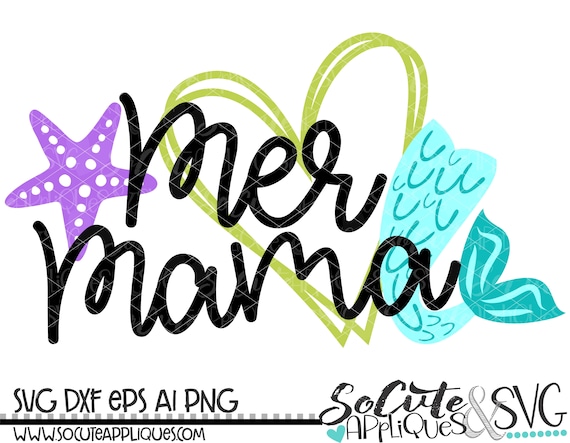vacation svg Mermaid birthday svg file starfish svg girls summer svg beach svg cruise svg Instant mermaid SVG file socuteappliques