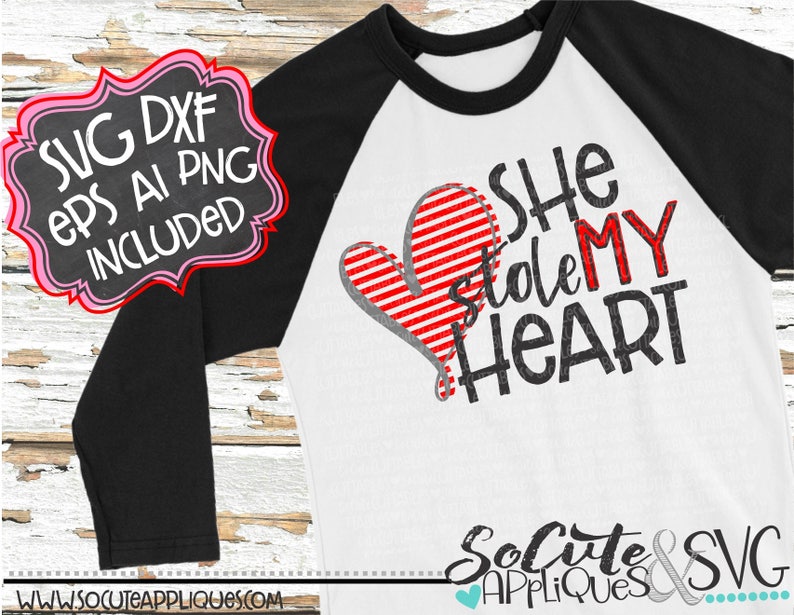 Download She stole my heart svg wedding svg Valentines Day SVG | Etsy