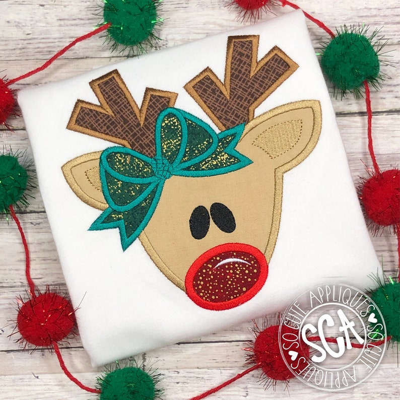 Christmas jessecmault cute girly reindeer jessecmault  etsy