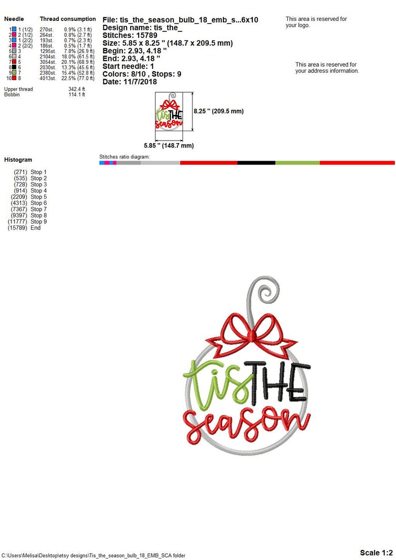 Christmas bulb applique Merry Christmas embroidery design Etsy