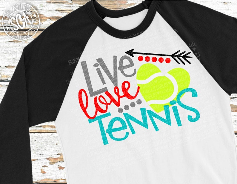 Tennis svg design Live love Tennis svg team spirit svg | Etsy