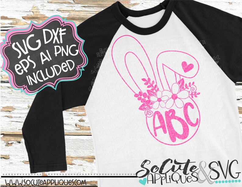Download Easter bunny svg girls Easter bunny monogram svg bunny ...