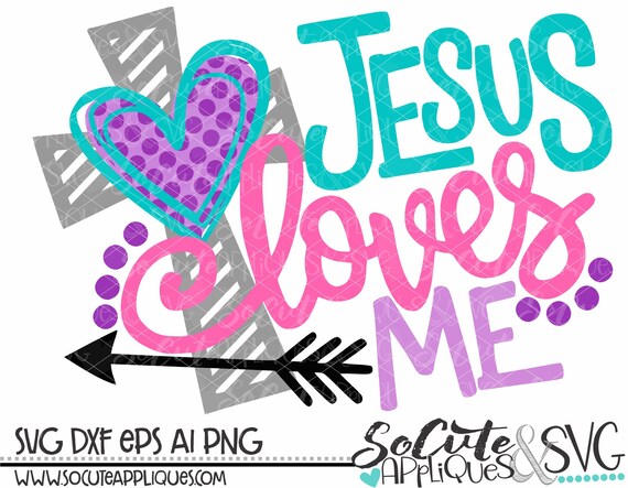 Download Free Jesus Loves Me Easter Svg Christian Svg Cross Svg Jesus Etsy SVG Cut Files