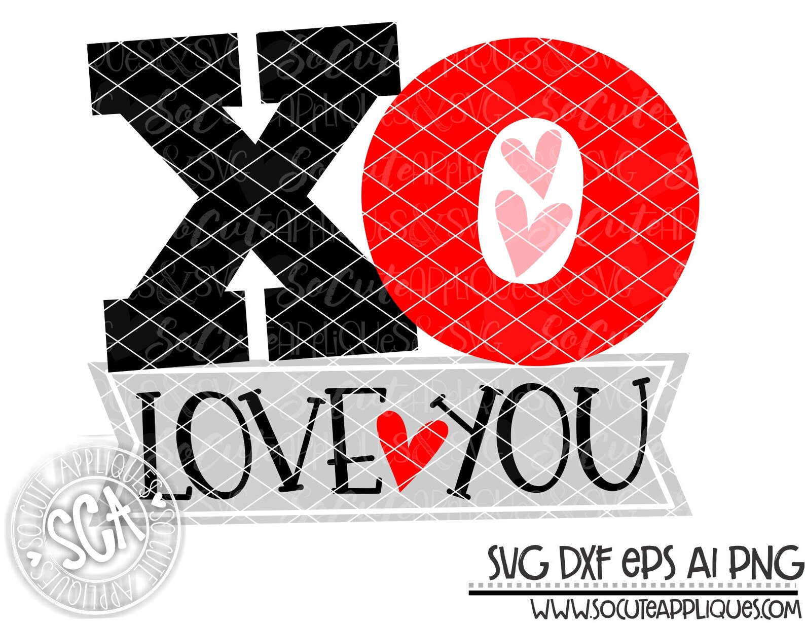 Valentines Day Xo Love You Svg Heart Svg Hugs & Kisses Svg Etsy
