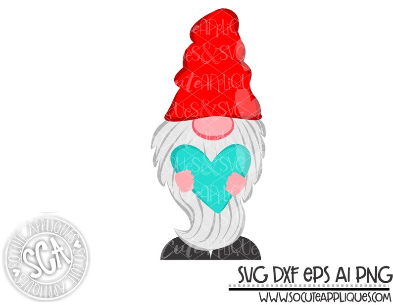 Download Valentines day gnome with heart svg girls valentine shirt ...
