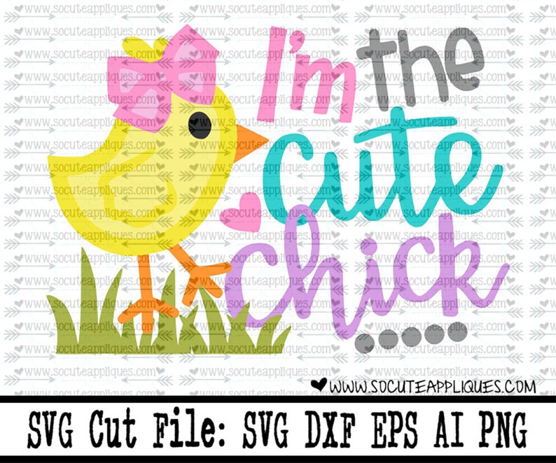 Download Easter SVG Im the Cute Chick svg Christian svg Easter ...