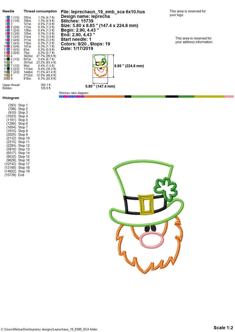 st patricks day applique unicorn