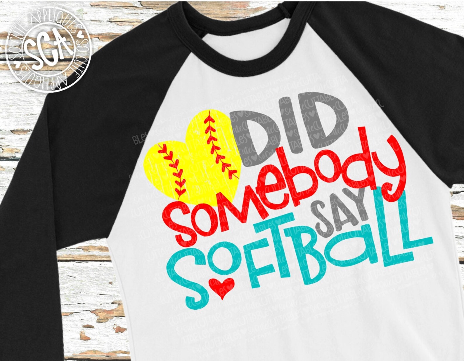 Softball Svg Did Somebody Say Softball Softball Sister Svg Etsy