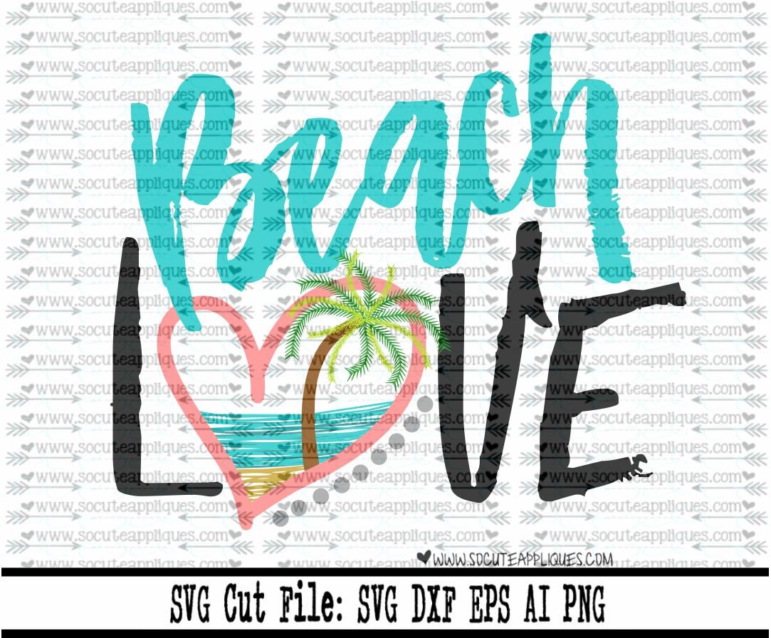 Download Beach SVG Beach LOVE SVG palm tree mermaid svg cruise svg ...