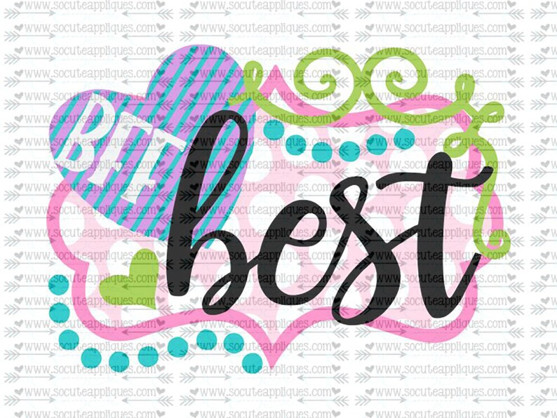 Download SVG DXF EPS Cut file bff best friends forever svg cut file ...