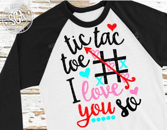 Download Valentines Day SVG design Tic tac toe love you so svg ...