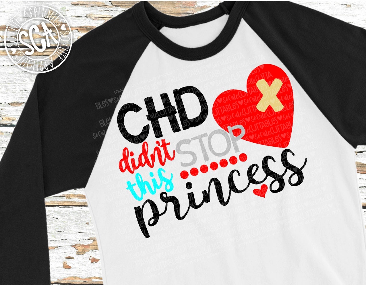 CHD awareness svg Chd didn't stop this princess Chd | Etsy